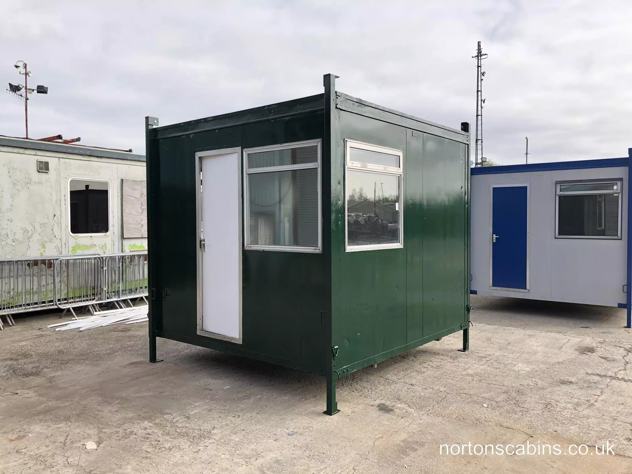 Refurbished Cabins 9 ft 9ft6x9ft10 office & 2 extra windows Ref: Nor250 Price SOLD