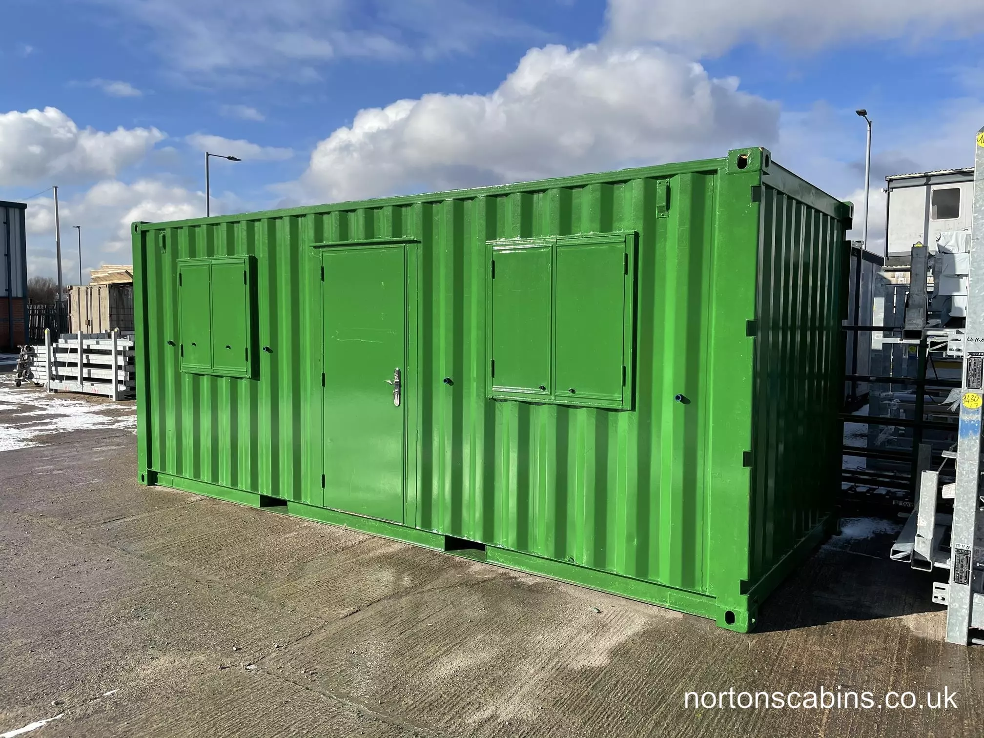 Refurbished Cabins 20 ft 20ft drying room Ref: Nor253 Price £6,500 +VAT