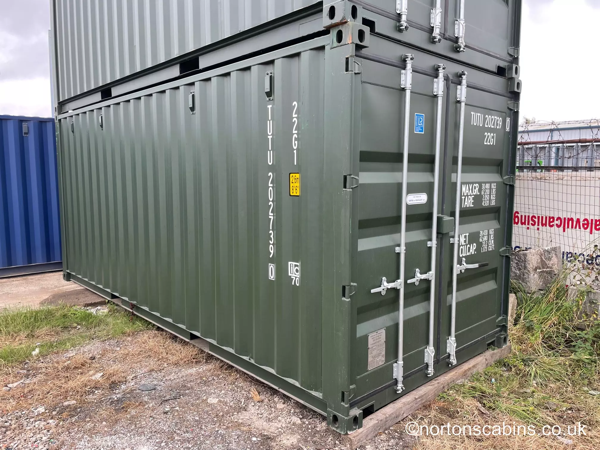 Shipping Containers 20 ft 20ft once used/new containers Ref: Nor255 Price £3,500 +VAT