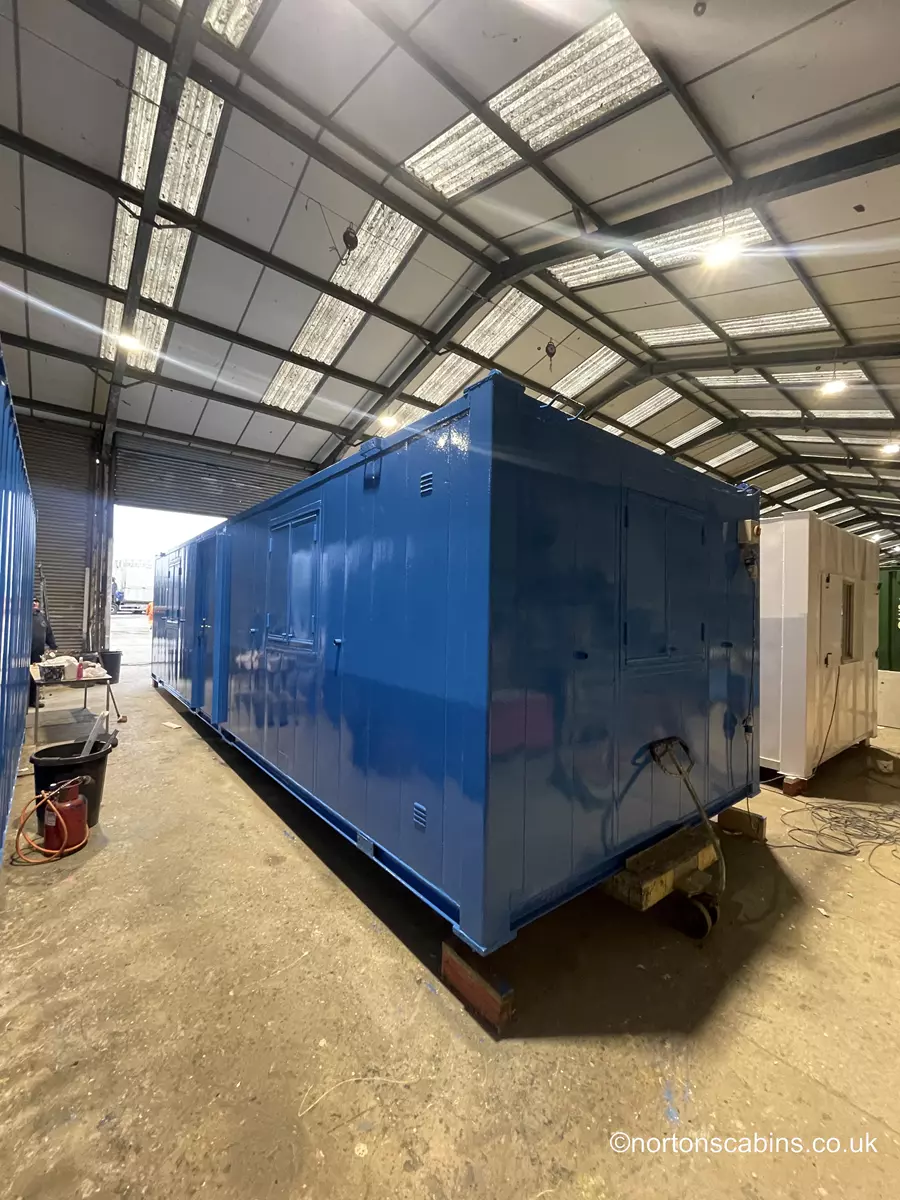 Office cabins Refurbished 32 ft 32x10 open office kitchen Ref: Nor288 Price &pound;7,950 +VAT