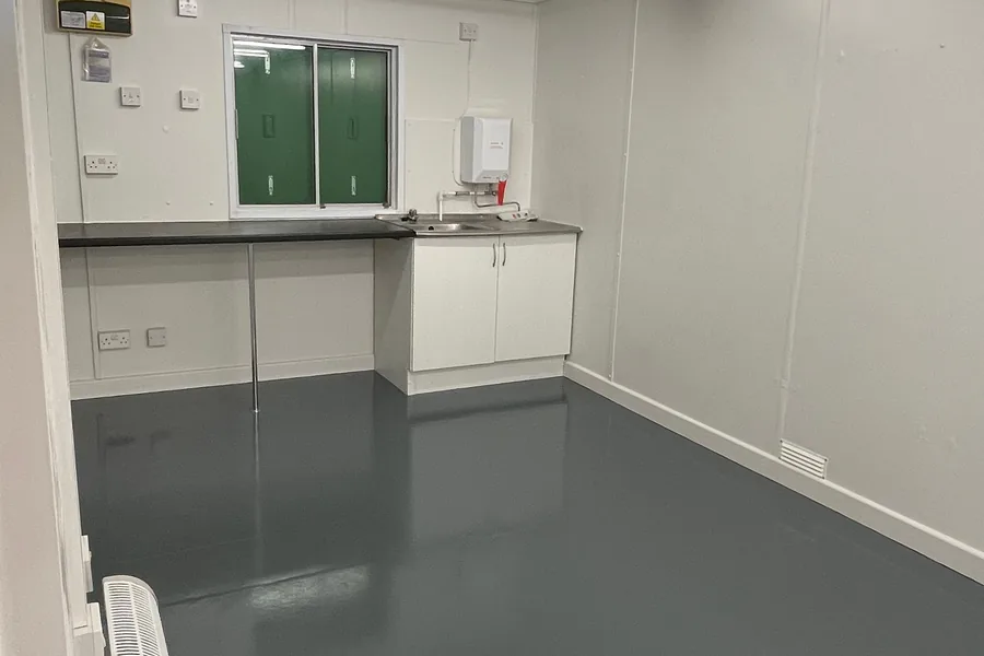 Canteen with fitted kitchen area Canteen with fitted kitchen area