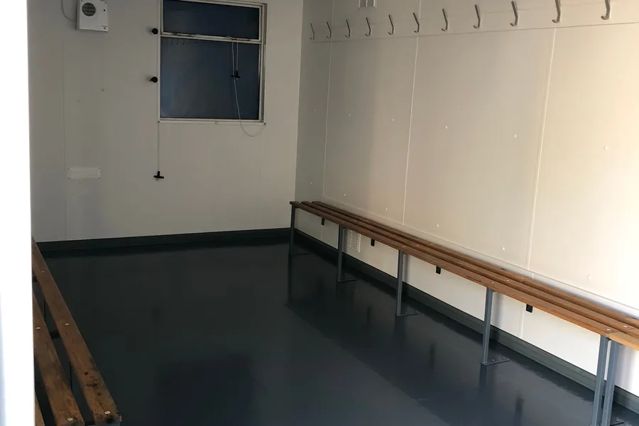 Inside our changing rooms &ndash; view range