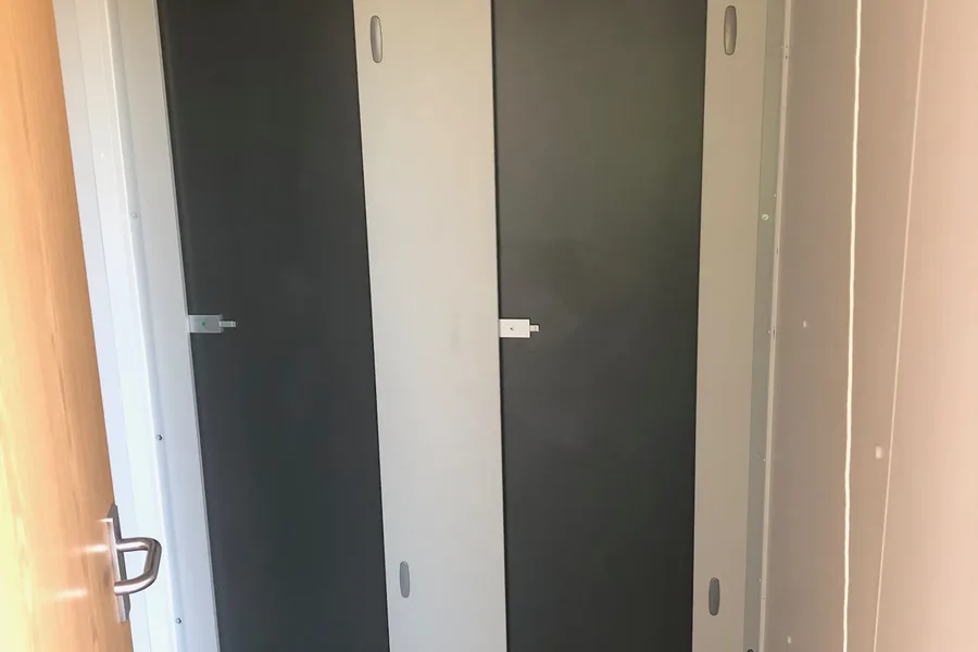 Changing room cubicles Changing room cubicles