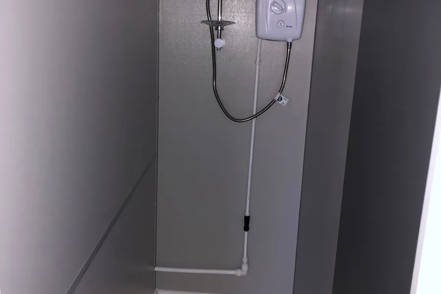 Changing room shower cubicle Changing room shower cubicle