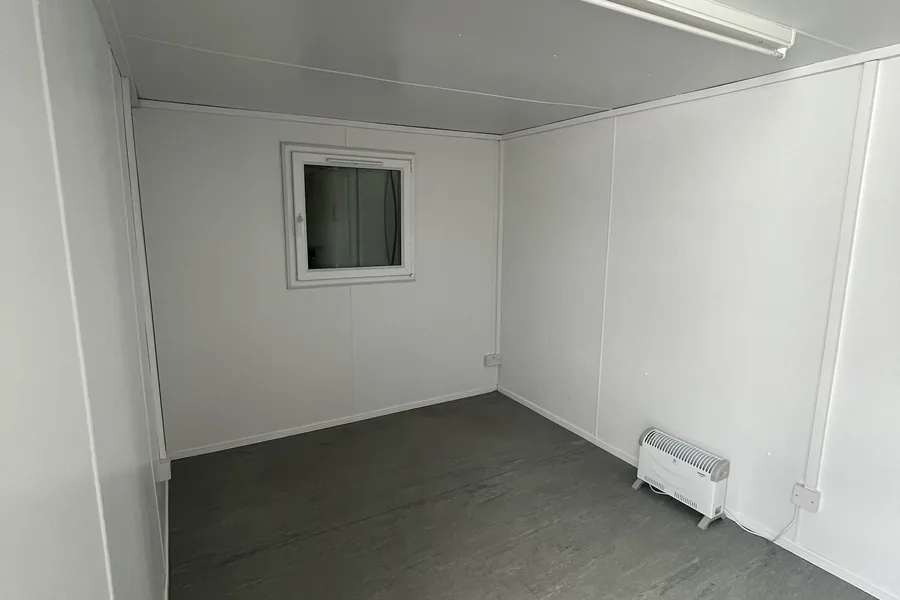 Open plan cabin interior