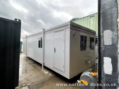 Bespoke open-plan kitchen & toilet cabin