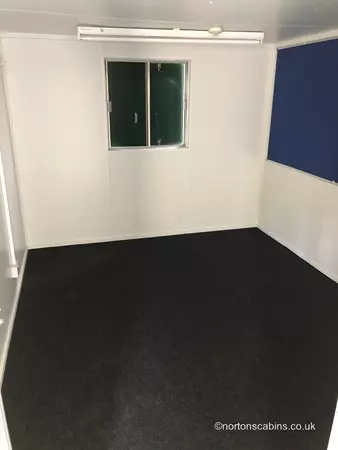 32ft x 10ft anti vandal double office, brand new kitchen and toilet