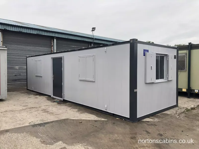 Refurbished Cabins 32ftx 10 Anti vandal  office Ref Nor244