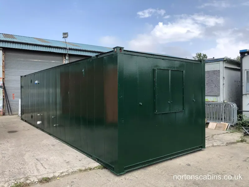Refurbished Cabins 32x10ft AV  office kitchen, Loo Ref Nor246